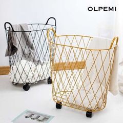【新品?未使用】 ランドリーバスケット おしゃれ キャスター付き 大容量 洗濯カゴ かご ボックス 洗濯物入れ 脱衣かご 北欧 布 ワゴン カゴ