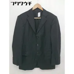 ◇ BEAMS F ビームス エフ 3B シングル 長袖 テーラード ジャケット サイズ95S ブラック メンズ  【中古】 【1107150011746】
