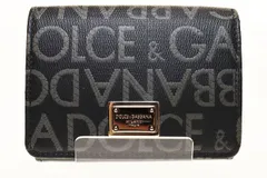 【中古】ディー&ジー ドルガバ ドルチェ&ガッバーナ D&G 三つ折り財布 コンパクト ミ二 ウォレット ☆AA★▲■250515 ディー&ジー ドルガバ ドルチェ&ガッバーナ D&G 三つ折り財布