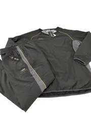 ティゴラ◆メンズ 長袖 ウインドブレーカー ウィンドパンツ 上下セット ブラック S