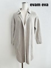 evameva＊ロングカーディガン 楽天市場】evam eva エヴァムエヴァ E233K025 mohair silk cardigan
