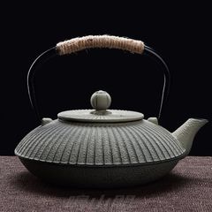 800ml 鉄瓶 急須 鉄製 フラットポット 茶道道具 鉄分補給 鉄やかん やかん 鉄びん 直火可 伝統工芸品