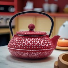 600ml 鉄器 鉄瓶 鋳鉄ケトル 直火可 南部鉄器 やかん 鉄分補給 鉄器 鋳物 茶道道具 茶こし付き