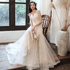 結婚式 パーティードレス ブライズメイド ドレス 花嫁 フォーマル ドレス 演奏会ロングドレス お誕生日 披露宴 卒業式 お呼ばれ 二次会 ワ