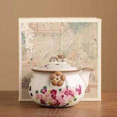 陶磁器急須、手作りののレトロなティーポット、ティーポットシングルポット、多機能ティーポット