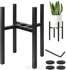 フラワースタンド 幅22-31cmまで調整 鉢スタンド 植木鉢台 花台 鉄製 観葉植物 台 植木鉢置き プランター プラントスタンド 室内 ガーデンラック 屋外室内 排水性 通気 根腐れ防止 ガーデニング アイアン製 防虫 丈
