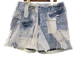 GALLERY DEPT デニムパッチワークショートパンツ　パンツ GALLERY DEPT. パッチワークデニムショートパンツ - メルカリ