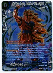 バンダイ 海外版ドラゴンボール超CARDGAME DB超 BT24　SS3 Son Goku, Wath of the Dragon　SCR（青背景) 138