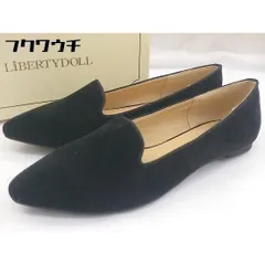 ◇ ◎ Liberty doll ポインテッドトゥ ローヒール パンプス サイズ LLL ブラック レディース  【1109290014120】