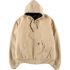 古着 カーハート Carhartt アクティブジャケット 中綿入り ダックフルジップパーカー メンズXL相当/eaa597004
