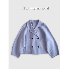 ◇タグ付き◇ I.T.’S. international イッツインターナショナル デザインショートピーコート M  アウター ショート丈 きれいめ