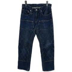 児島ジーンズ　ダブルニー　34インチ 児島デニムkojima genes ダブルニーデニムパンツサイズ32