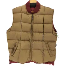 エディーバウアー Eddie Bauer 90S 白タグ リバーシブルキルティングダウンベスト メンズ import：L のサムネイル