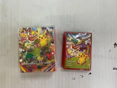 N090[06]Y2919(カード) ポケモンセンター トウホク デッキシールド デッキケース セット 未使用に近い 12/6出品