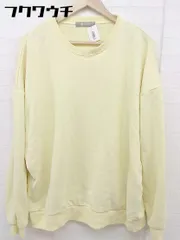 ◇ nano universe ナノユニバース 長袖 トレーナー サイズXL イエロー メンズ 【1112200001837】