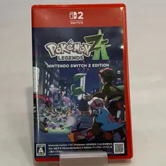 【switch2】【中古】 Pokemon LEGENDS Z-A Nintendo Switch 2 Edition【※冊子欠品→早期購入の説明冊子欠品】