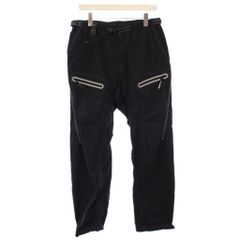 アンドワンダー and wander light hike pants ライトハイクパンツ スラックス ジップフライ ベルト ストレッチ 4 黒 ブラック 574-0152003 /BB