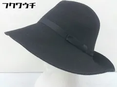 ■ CA4LA カシラ ウール フェルト 中折れ ハット 帽子 ネイビー レディース  【中古】 【1112280003738】