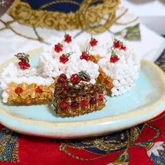 【単品】ハンドメイド 選べる いちごのショートケーキ アクリルビーズストラップ プレーン ショコラ チョコレート