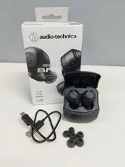 【良品】audio-technica SOLID BASS ATH-CKS50TW/ワイヤレスイヤホン/ブラック