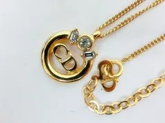 クリスチャンディオール CD ロゴ ネックレス ゴールド　ヴィンテージ