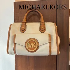 マイケルコース　MICHAELKORS　レザーサッチェルバック　ハンドバック　【ストラップ無し】