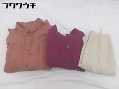 ◇ ◎ 《 green label relaxing UNITED ARROWS まとめ売り3点 サイズM&M相当 カーディガン シャツ スカート レディース 》 【1202010002084】