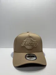 Newera ロサンゼルスレイカーズ 9forty A-FRAME スナップバックキャップ ブラウンカラー