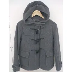 ◇ NATURAL BEAUTY BASIC ウール 長袖 ダッフルコート サイズ S ダークグレー レディース  【中古】 【1203300004719】