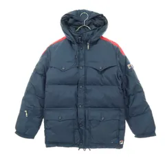 FILA フィラ 90s イタリア製 オールド 長袖 中綿入り フーディジャケット 36 ネイビー ウエスタンヨーク メンズ 古着のサムネイル
