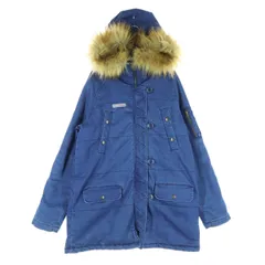 KRIFF MAYER クリフメイヤー 長袖 N-3Bタイプ デニムコート M ブルー 内側 ボア レディース 古着