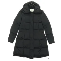 PLST プラステ 長袖 ロング ダウンコート 2 ブラック レディース 古着