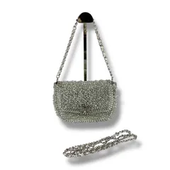 アンテプリマ　ANTEPRIMA ルッケット　チェーンショルダーバッグ　2WAY 3WAY シルバー　SV ターンロック式