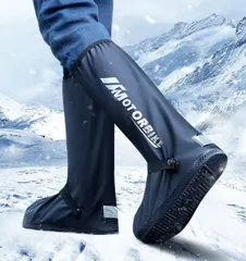 シューズカバー レインシューズカバー 雨具 靴カバー レインブーツ カバー 滑り止め 撥水 はっ水 ロング 折りたたみ 折り畳み 長靴 持ち運び 上からカバー 自転車 バイク 通勤 通学