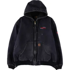 古着 00年代 カーハート Carhartt アクティブジャケット 中綿入り ダックフルジップパーカー メンズXL相当/eaa600081