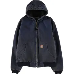 古着 カーハート Carhartt アクティブジャケット 中綿入り ダックフルジップパーカー メンズL相当/eaa600087