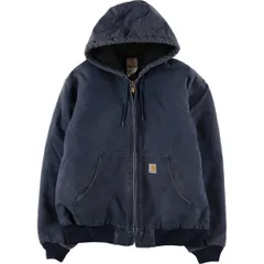 古着 00年代 カーハート Carhartt アクティブジャケット 中綿入り ダックフルジップパーカー メンズL相当/eaa600093