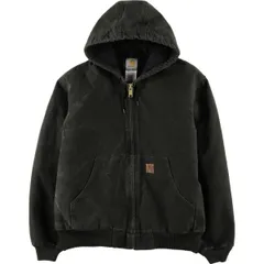 古着 00年代 カーハート Carhartt アクティブジャケット 中綿入り ダックフルジップパーカー メンズL相当/eaa600079