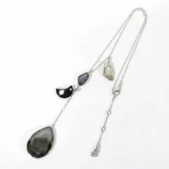 【三重本店】 中古 SWAROVSKI | スワロフスキー クリスタル チャーム Yペンダント ドロップ / ネックレス マルチカラー 【136】