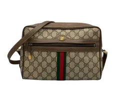 GUCCI オールドグッチ GGスプリーム シェリーライン ショルダーバッグ 中古 D4