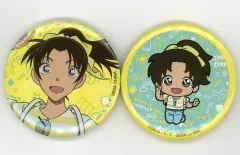 【中古】バッジ・ビンズ 遠山和葉 缶バッジセット(2個組) 「セガ ラッキーくじ 名探偵コナン Good Day! Good Travel!」 J賞