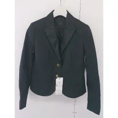 ◇ ●未使用● ◎ Kemit ケミット タグ付き 2B シングル 長袖 テーラードジャケット サイズ36 ブラック レディース  【中古】 【1206150002638】