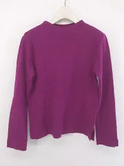 ◇ Simplicite シンプリシテェ スリット 長袖 ニット セーター パープル レディース P  【中古】 【1211020001901】