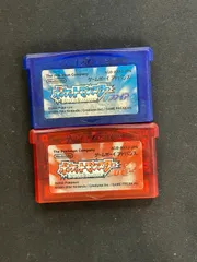 ゲームボーイアドバンス　ポケットモンスター　ルビー　サファイア　2点セット