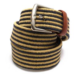 ○ロロ・ピアーナ Loro Piana  ベルト ストライプ メッシュ・イントレチャート メンズ 【中古】 中古 ロロ・ピアーナ／Loro Piana ベルト ビジネス メンズ 男性 男性用