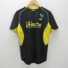 G■アスレタ/ATHLETA ドライTシャツ/フットサルウエア【M】黒/men's/3【中古】■