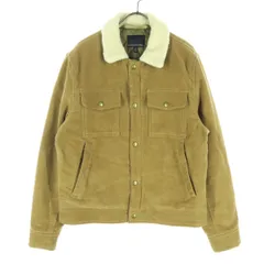 Banana Republic バナナリパブリック 長袖 襟ボア トラッカー ジャケット M ブラウン 裏キルト メンズ 古着