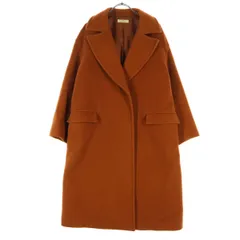 relumeJOURNAL STANDARD レリュームジャーナルスタンダード 長袖 ウール ロングコート 38 ブラウン レディース 古着