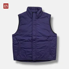 OLD UNIQLO ナイロン中綿ジャケット パープル XL