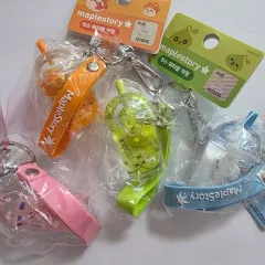 まとめ/送料込み メイプルストーリー ジュース ウォーターボール キーホルダー SET 4種